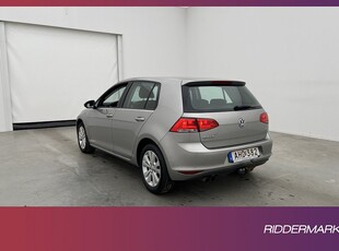 Volkswagen Golf 1.4 TSI 122hk Dragkrok Farthållare 0.43L/Mil