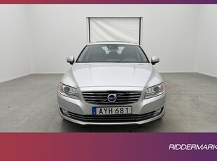 Volvo S80 D5 Summum Taklucka Värmare Navi Skinn Elstolar