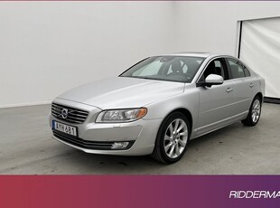 Volvo S80D5 Summum Taklucka Värmare Navi Skinn Elstolar 2014, Sedan