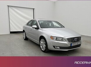 Volvo S80D5 Summum Taklucka Värmare Navi Skinn Elstolar 2014, Sedan