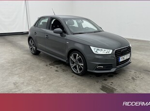 Audi A1Sportback 1.4 TFSI S-Line M&K-Värmare Sensorer 2018, Halvkombi