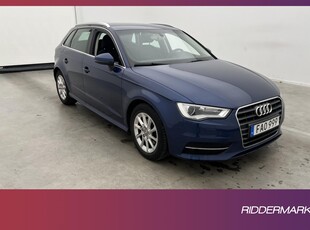 Audi A3 TDI 110hk Attraction Sensorer Farthållare 0,33L/mil