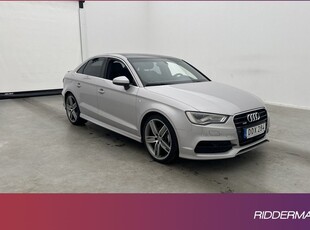 Audi A3Sedan TDI S-Line Pano Navi Sensorer Halvskinn 2014, Halvkombi