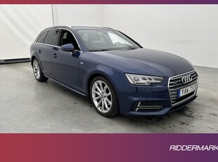 Audi A4 Avant TDI Quattro 190hk S-Line Matrix Sensorer Drag