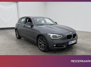 BMW 118 d 143hk Sport line Sensorer Keyless Farthållare Drag