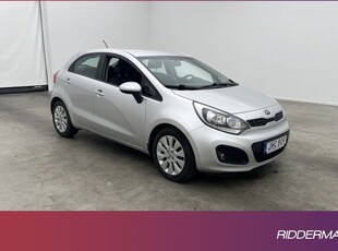 Kia Rio1.2 CVVT Advance Rattvärme Låg Skatt 0,51l mil 2014, Halvkombi