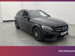 Mercedes-Benz C 220 T d 170hk AMG Pano Skinn Sensorer Drag