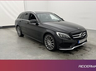 Mercedes C220Benz C 220 T d 4M AMG Pano Skinn Sensorer Navi Drag 2017, Kombi