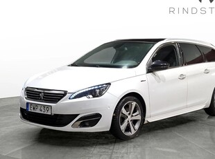 Peugeot 308SW 1.2 AUT GT-LINE NAVI PANO KAMREM BYTT 2015, Halvkombi