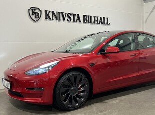 Tesla Model 3Performance AWD 1Ägare 2022, Halvkombi