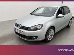 Volkswagen Golf 1.4 TSI 160hk En-Brukare Sensorer Dragkrok