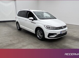 Volkswagen TouranTSI R-Line 7-sit DVärm B-Kam CarPlay 2018, SUV