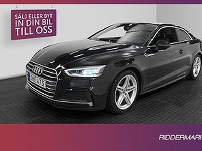 Audi A5 Coupé 3.0 TDI Q 218hk S-Line Cockpit HUD Kamera Navi