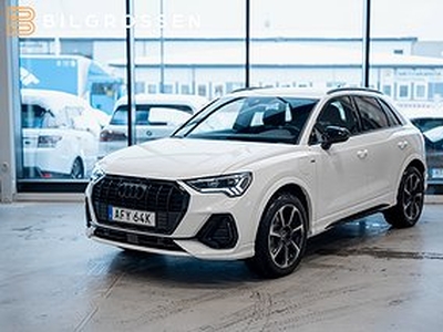 Audi Q3 45 TFSI e S-Line 245hk Drag Cockpit P-Värm Svart Opt