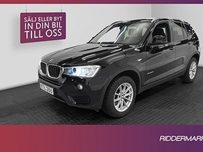 BMW X3 xDrive20d 190hk Navi Sensorer Drag Välservad 0,5L/Mil