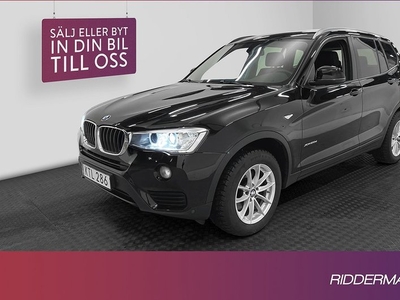 BMW X3xDrive20d Navi Sensorer Drag Välservad 0,5L Mil 2015, SUV