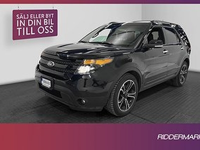 Ford Explorer V6 EcoBoost 4WD 370hk Sport 7-sits Pano Drag