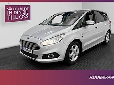 Ford S-Max EcoBoost 150hk 7-sits Navi Sensorer Drag Välserv