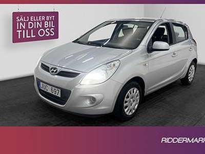 Hyundai i20 1.2 Manuell 77hk Låg Skatt Välservad 0,52l/mil