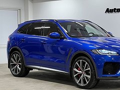 Jaguar F-Pace SVR 1.95% Ränta 5,0 V8 550hk 1-Ägare Velocity Blue SE SPEC