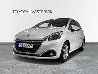 Peugeot 208 5-dörrar 1.2 VTi Euro 6, Lågmilare, Panorama