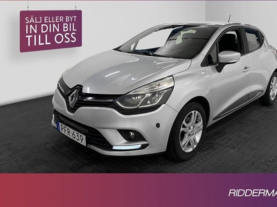 Renault Clio0.9 TCe Zen Värmare Navi Drag Välservad 2017, Halvkombi