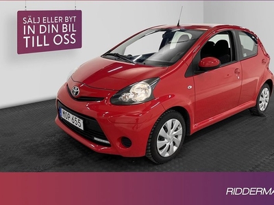 Toyota Aygo1.0 VVT-i Värmare 1-Brukare Bluetooth 2014, Halvkombi