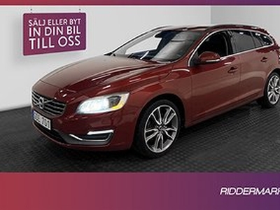 Volvo V60 D4 AWD 163hk Momentum VOC Värmare Skinn PDC Drag