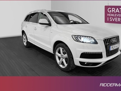 Audi Q73.0 Q S-Line 7-Sits Värm Pano Kamera Drag 2015, SUV