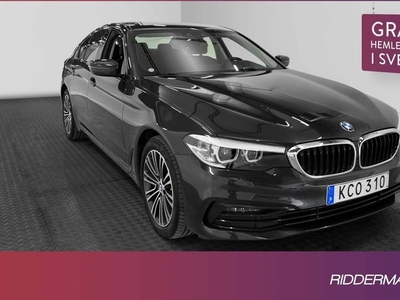 BMW 520d xDrive Sport line Kamera Navi Dragkrok 2019, Sedan