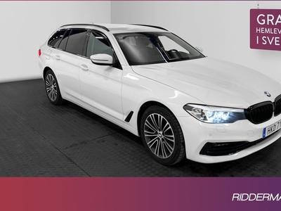 BMW 520d xDrive Sport line Kamera Navi Rattvärme Dragkrok 2019, Kombi