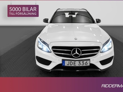 Mercedes C220Benz C 220 d 4M AMG Värmare Burm Skinn Kamera Drag 2017, Kombi