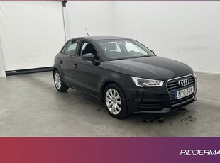 Audi A1Sportback 1.0 TFSI Sport Edtition P-Sensorer 2017, Halvkombi