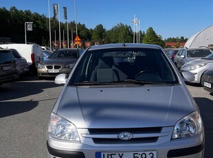 Hyundai Getz5-dörrar 1.3 Euro 4 Nybesiktad Nykamrem 2003, Halvkombi