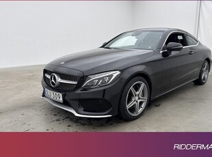 Mercedes C200Benz C 200 Coupé AMG Burmester M&K-Värm Kamera Navi 2016, Sportkupé