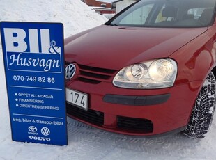 Volkswagen Golf5D 1,6 END FÅ ÄG NYBES INBYTE NY KAMREM 2005, Halvkombi