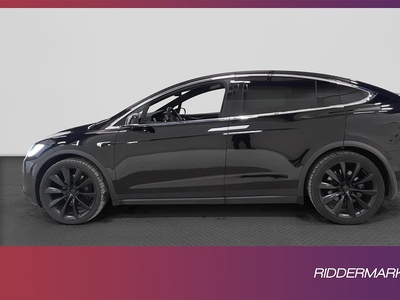 Tesla Model X Long Range AWD 423hk Svensksåld 7 Sits FSD