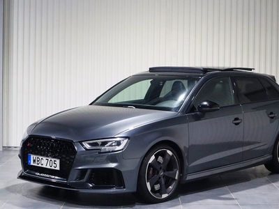 Audi RS3Skalstolar Quattro Panorama Fullutrustad SB 2020, Halvkombi