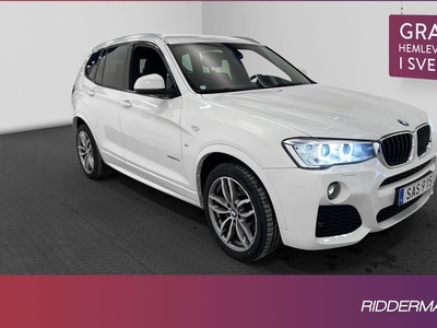 BMW X3xDrive20d M Sport HiFi Sensorer Rattvärme Drag 2017, SUV