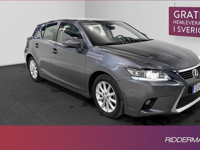 Lexus CT200h Comfort Kamera Keyless Välserv 0,36l mil 2017, Halvkombi