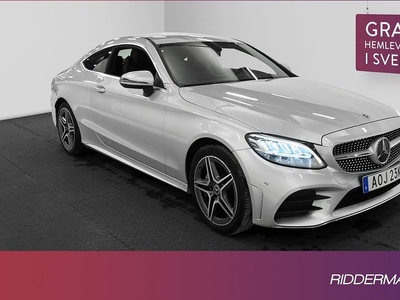 Mercedes C200Benz C 200 Coupé AMG Kamera Välserv 0,48L Mil 2020, Sportkupé