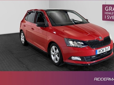 Skoda FabiaTSI Monte Carlo Panorama Sensorer Välserv 2016, Halvkombi