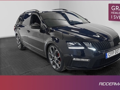 Skoda OctaviaRS 2.0 Premium Pano Värm Cockpit Drag 2019, Kombi