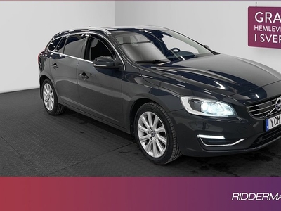 Volvo V60D4 Summum VOC Taklucka Värmare Navi BLIS 2016, Kombi