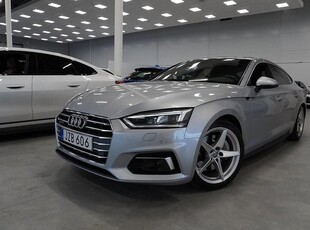 Audi A52.0 Quattro Adaptiv F B&O Värmare Drag Leasebar 2018, Sportkupé