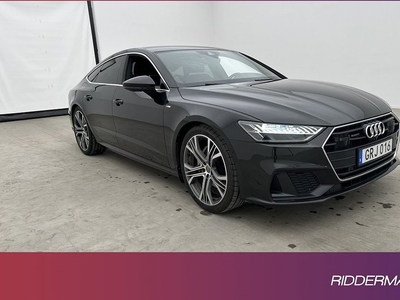 Audi A750 TDI Q S-Line Cockpit B&O 360° Värmare Matrix Drag 2019, Sportkupé