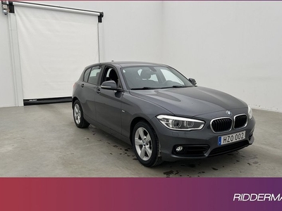 BMW 118Sport line Rattvärme Navi Sensorer 0.38L mil 2016, Halvkombi