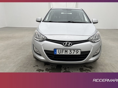 Hyundai i20 5-dörrar 1.2 84hk Värmare Välservad 0,42l/mil