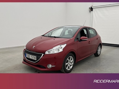 Peugeot 208 1.2 VTi 82hk Panorama Navi Farthållare Välservad