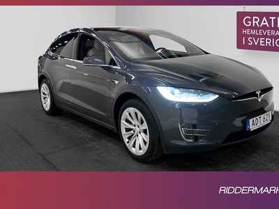 Tesla Model X Long Range AWD 423hk Svensksåld AP Drag Moms